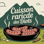 Cuisson diots rapide poêle dorées vapeur