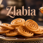 Spirales dorées origine zlabia sur plateau cuivre
