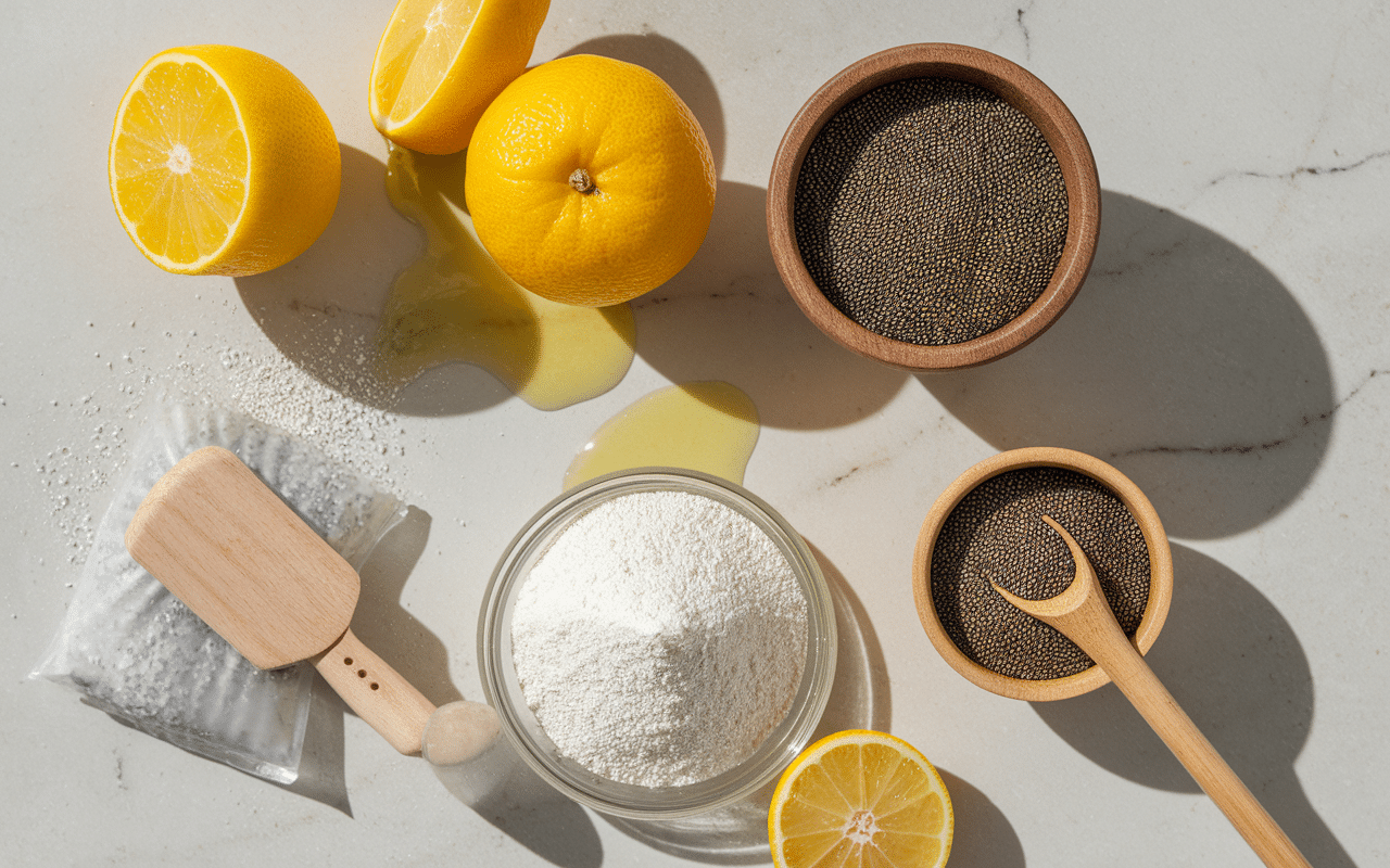 par quoi remplacer la pectine agar agar graines chia citron fécule