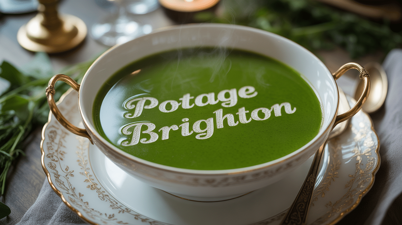 bol potage brighton soupe verte onctueuse