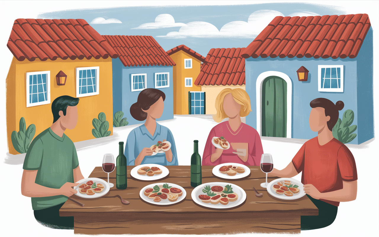 convivialité village recette oreille de cochon à la portugaise