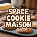 recette space cookie cookies maison sur plaque