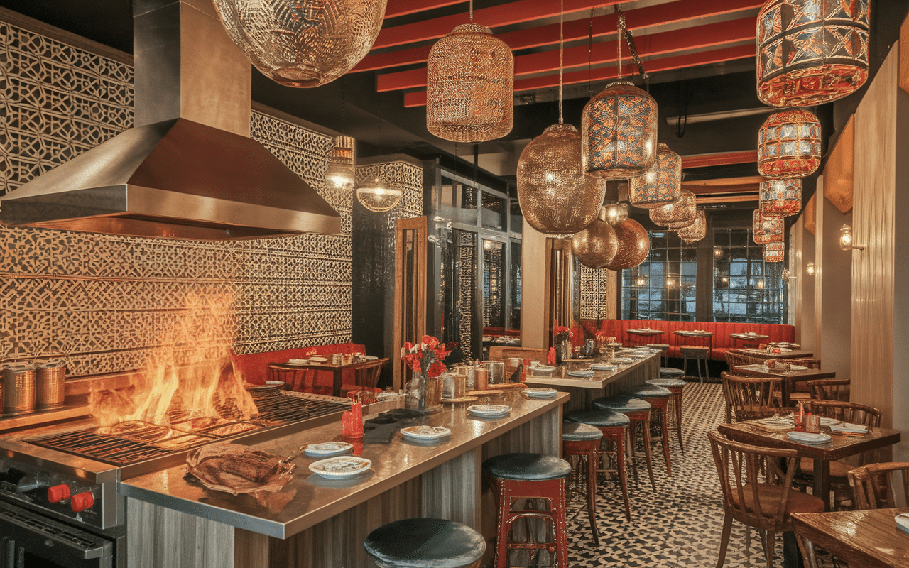 Turkish Delice Ussel scene interieur cuisine ouverte