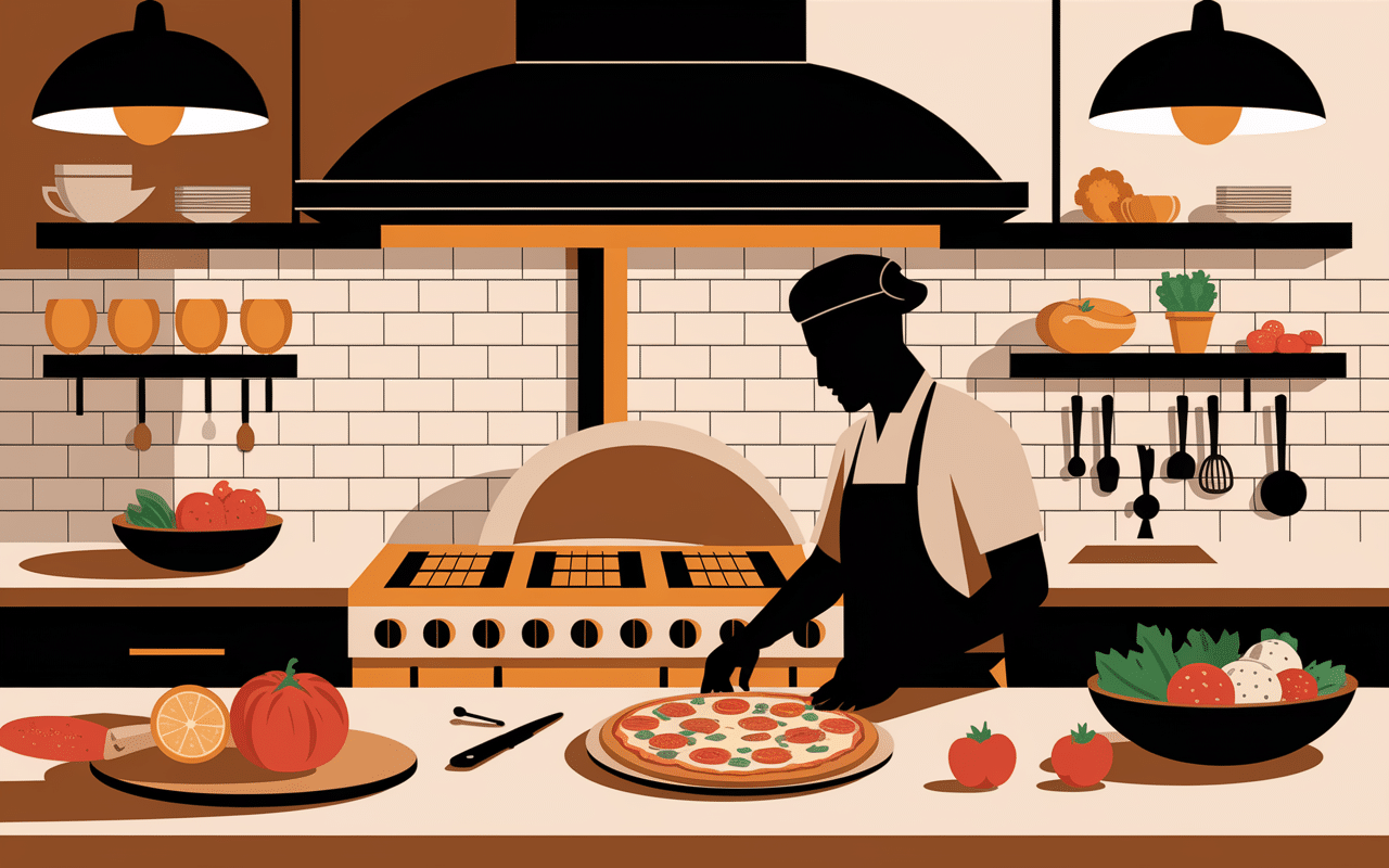 pizzaiolo zucco cenon cuisine italienne ouverte