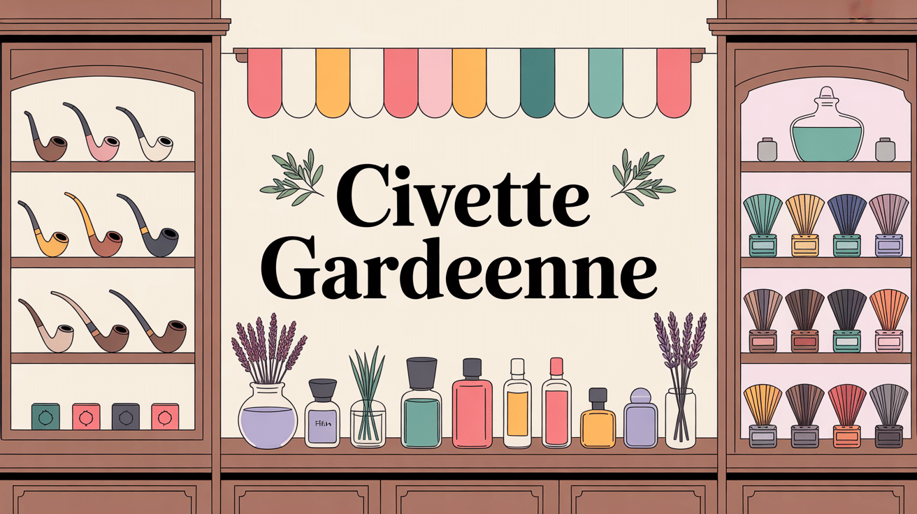 devanture vintage la civette gardéenne parfum tabac