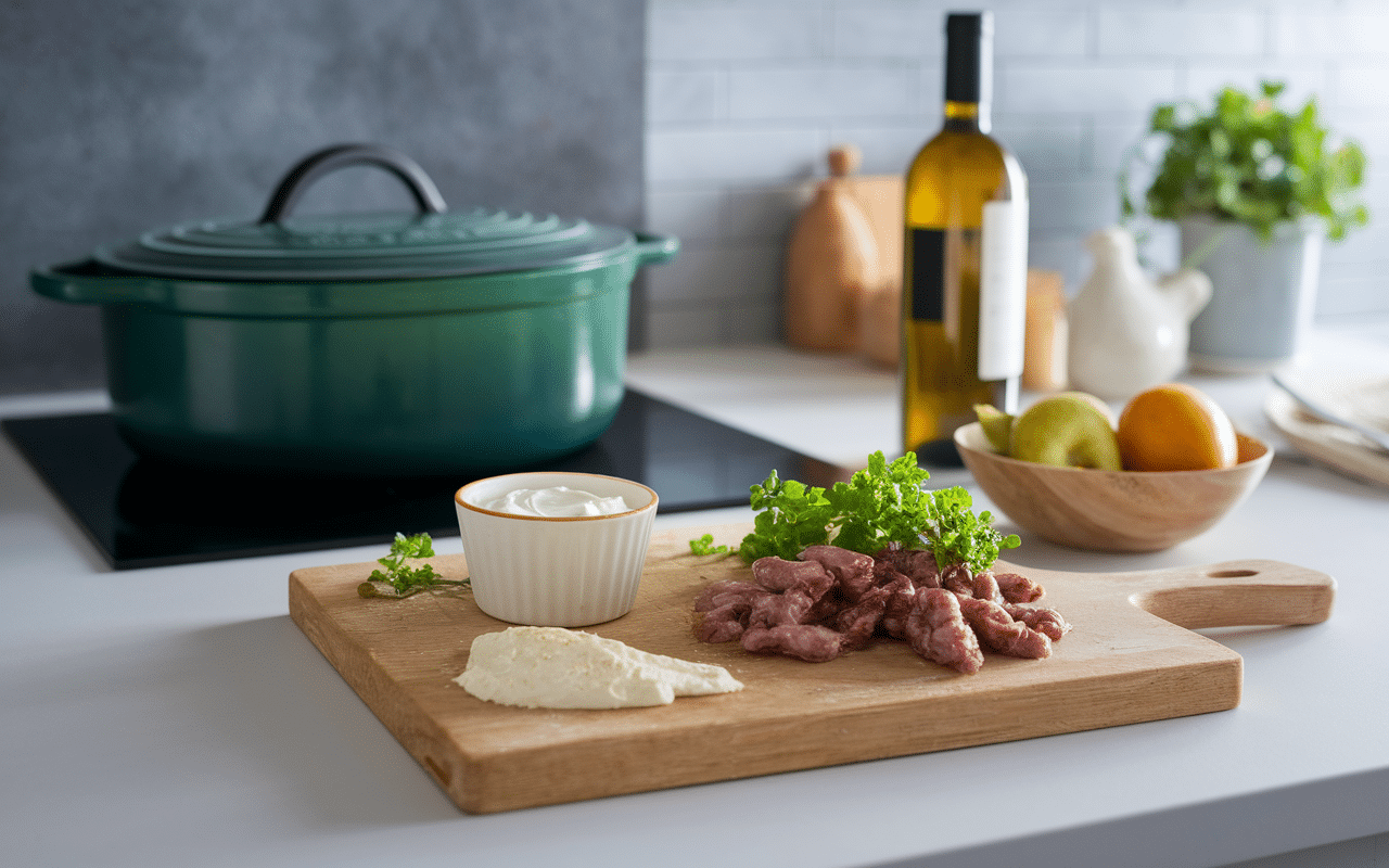 Cuisine maison avec chapon au vin jaune et morilles georges blanc