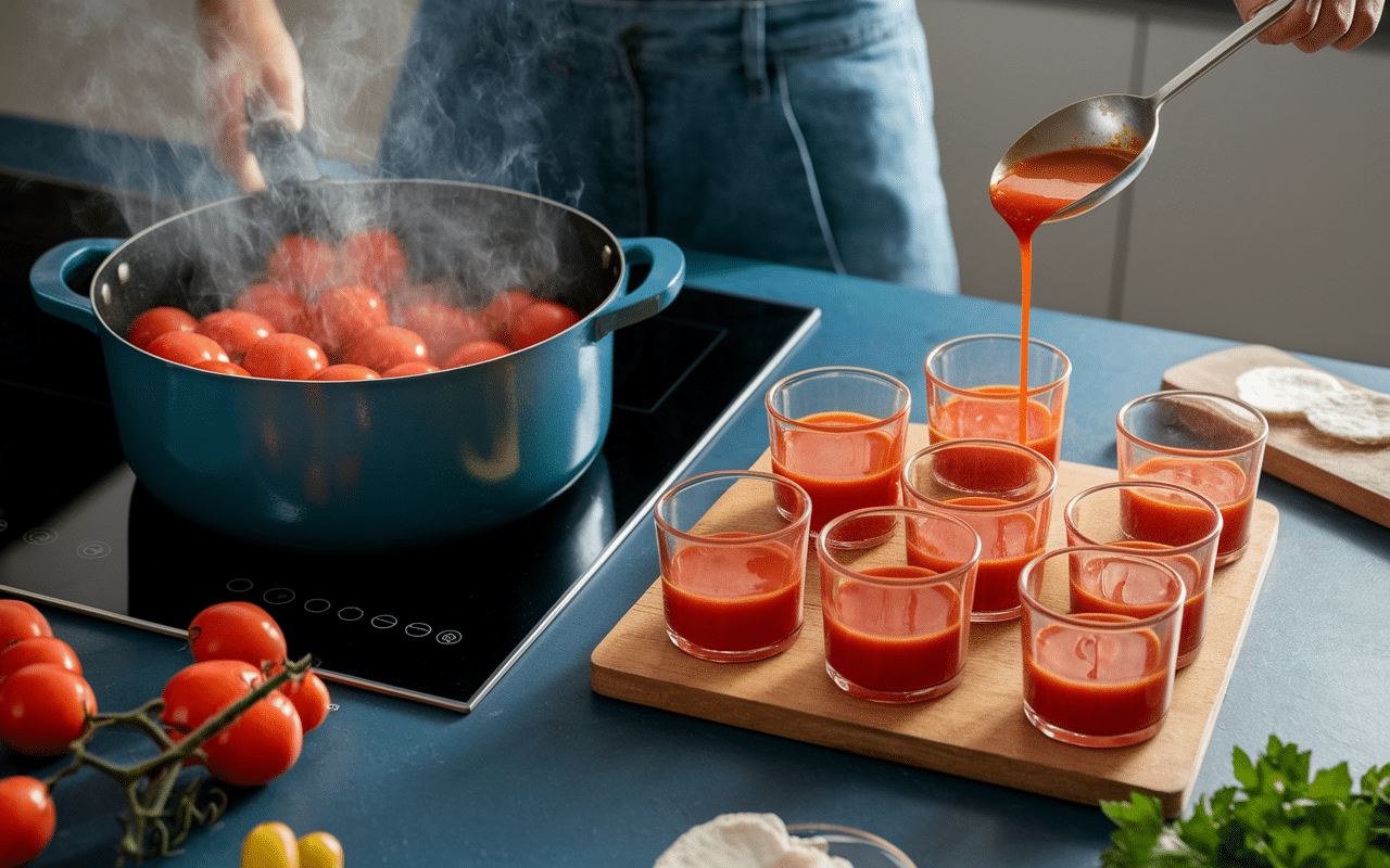 etapes conserve de tomates en bocaux sans sterilisation