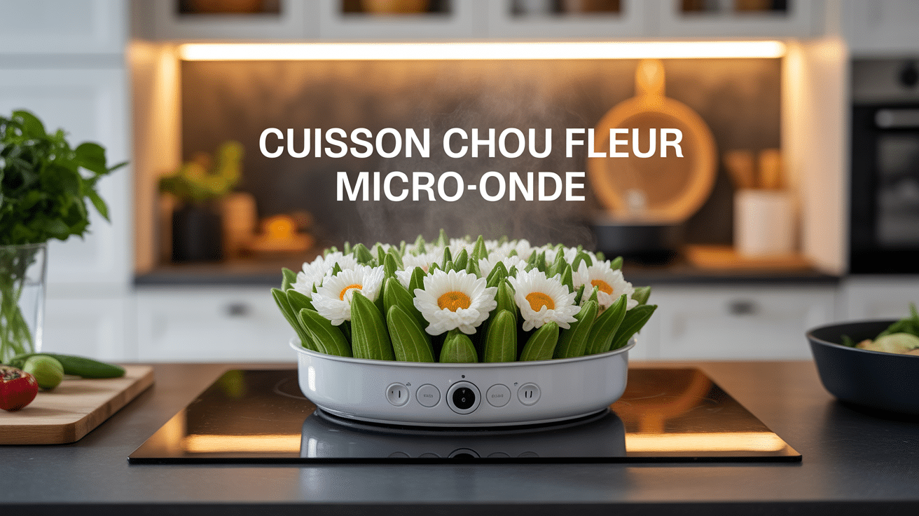 cuisson choux fleur micro onde avec plat vapeur
