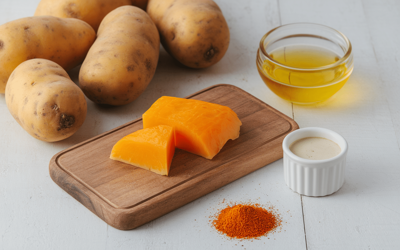 Frite de patate douce recettes préparation découpe