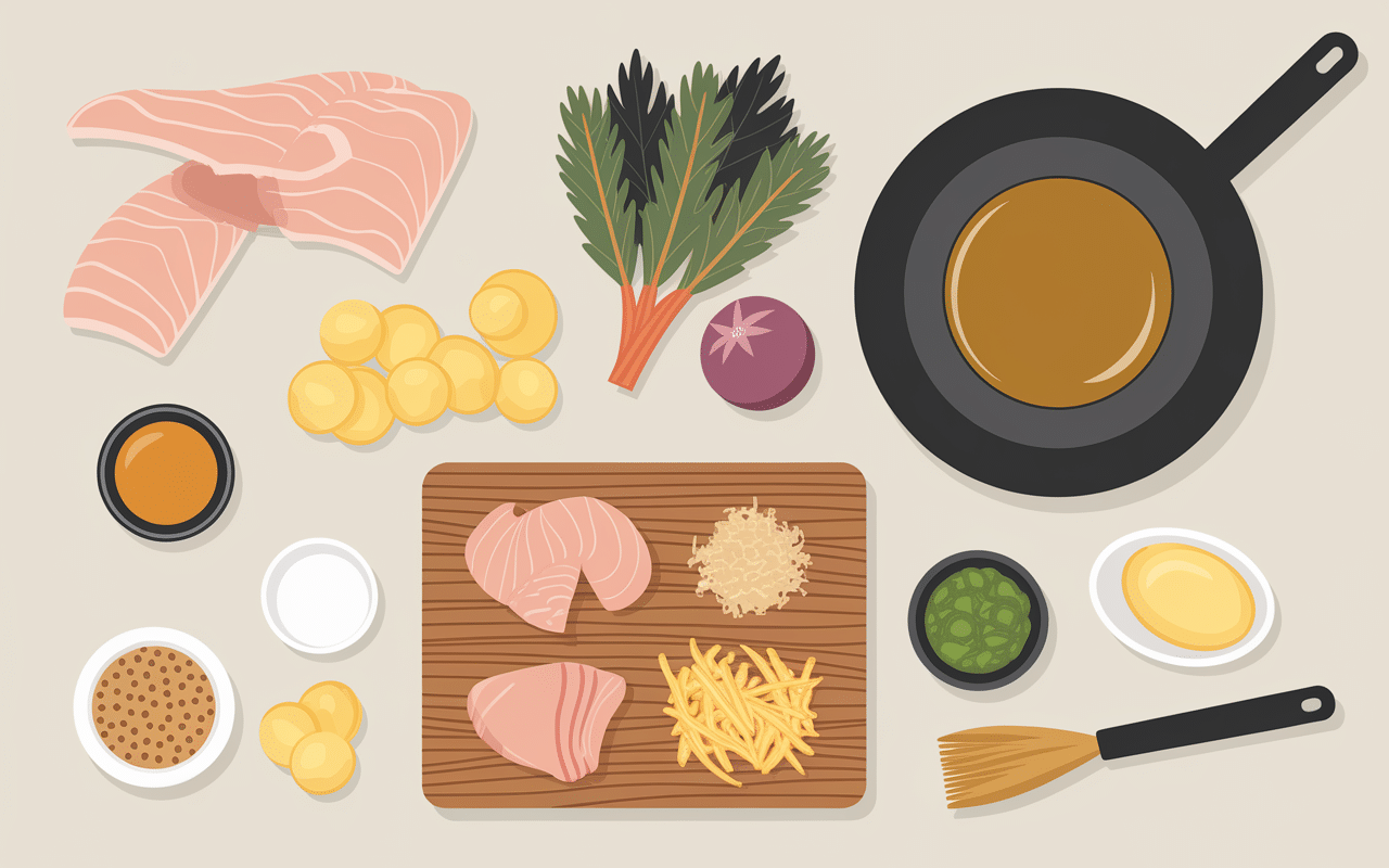 Etapes pour préparer la morue a Braga maison