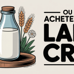 Ou acheter du lait cru bouteille en verre sur table ferme