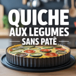 quiche aux legume sans pate dans moule, courgettes tomates épinards