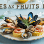 assiette recette de pate au fruit mer moules crevettes calamars
