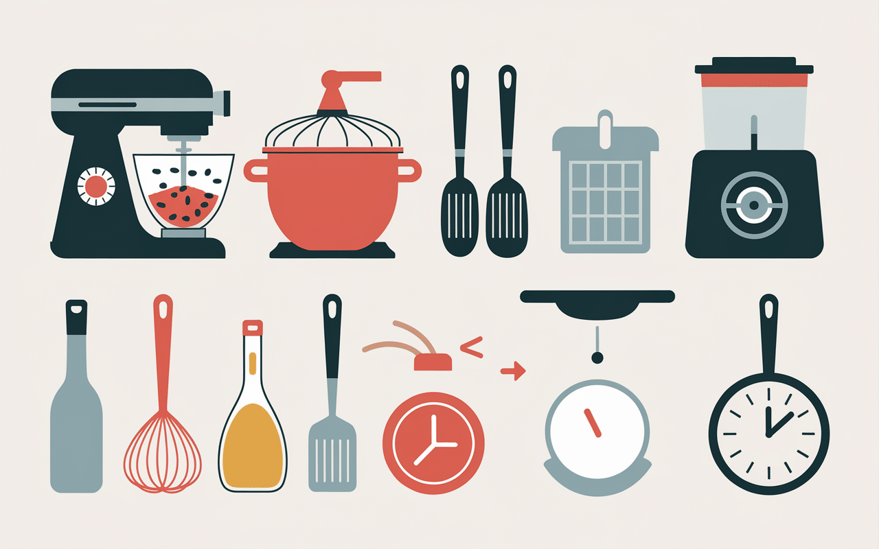 Étapes préparation recette glace sans sucre infographie