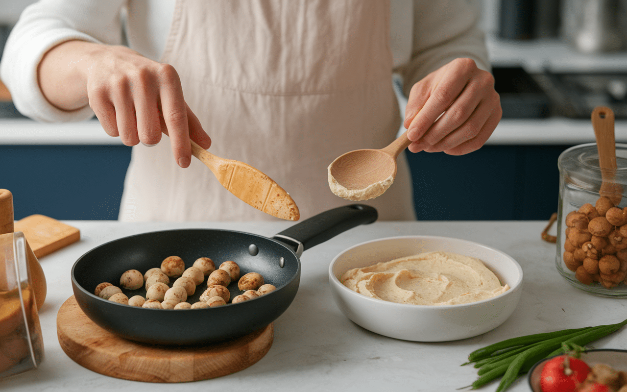 préparation tarte poireaux étapes cuisine