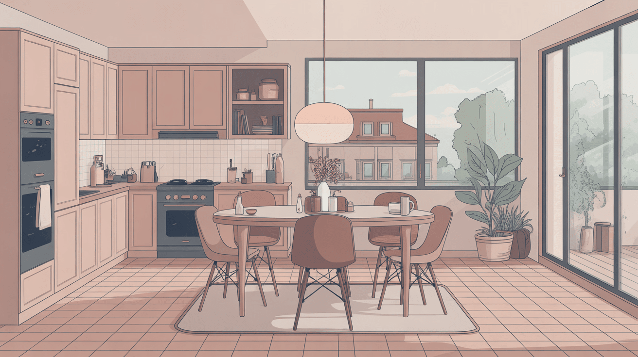 Illustration du balai en silicone pour intérieur et extérieur