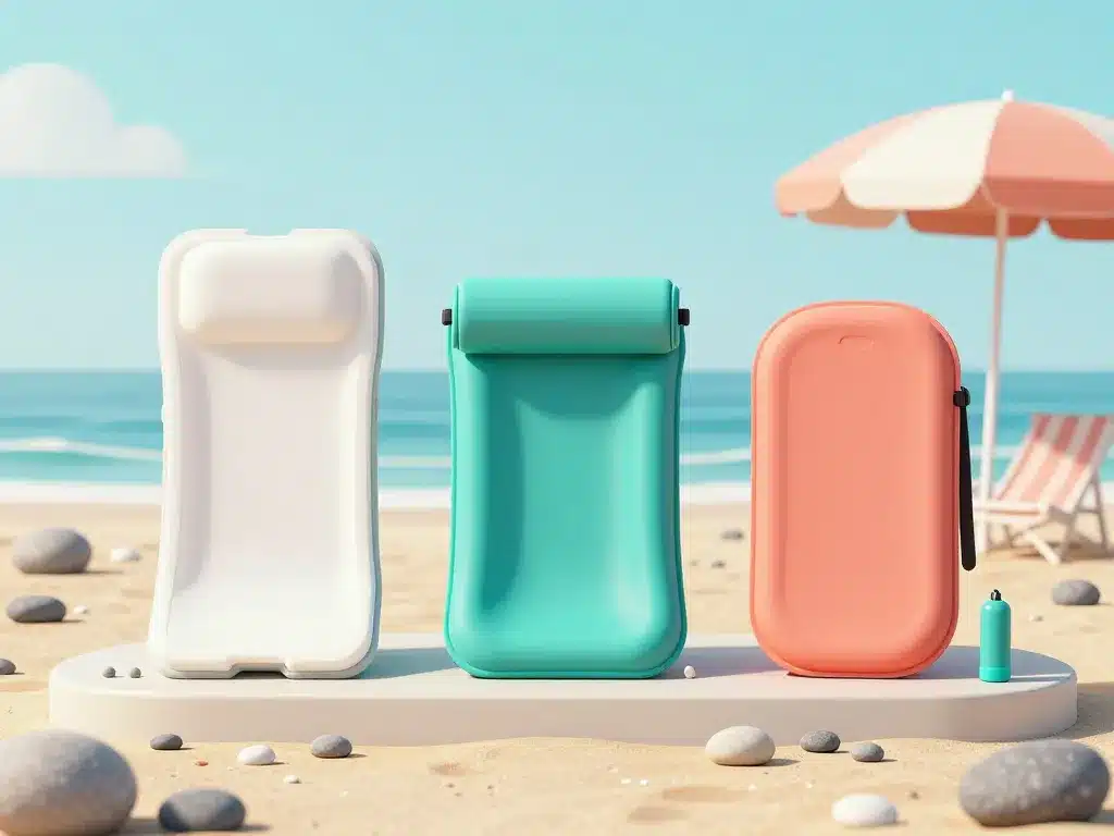 Comparatif matelas de plage pour galets: mousse, gonflable