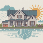 Illustration couverture zinguerie pour toit durable et étanche