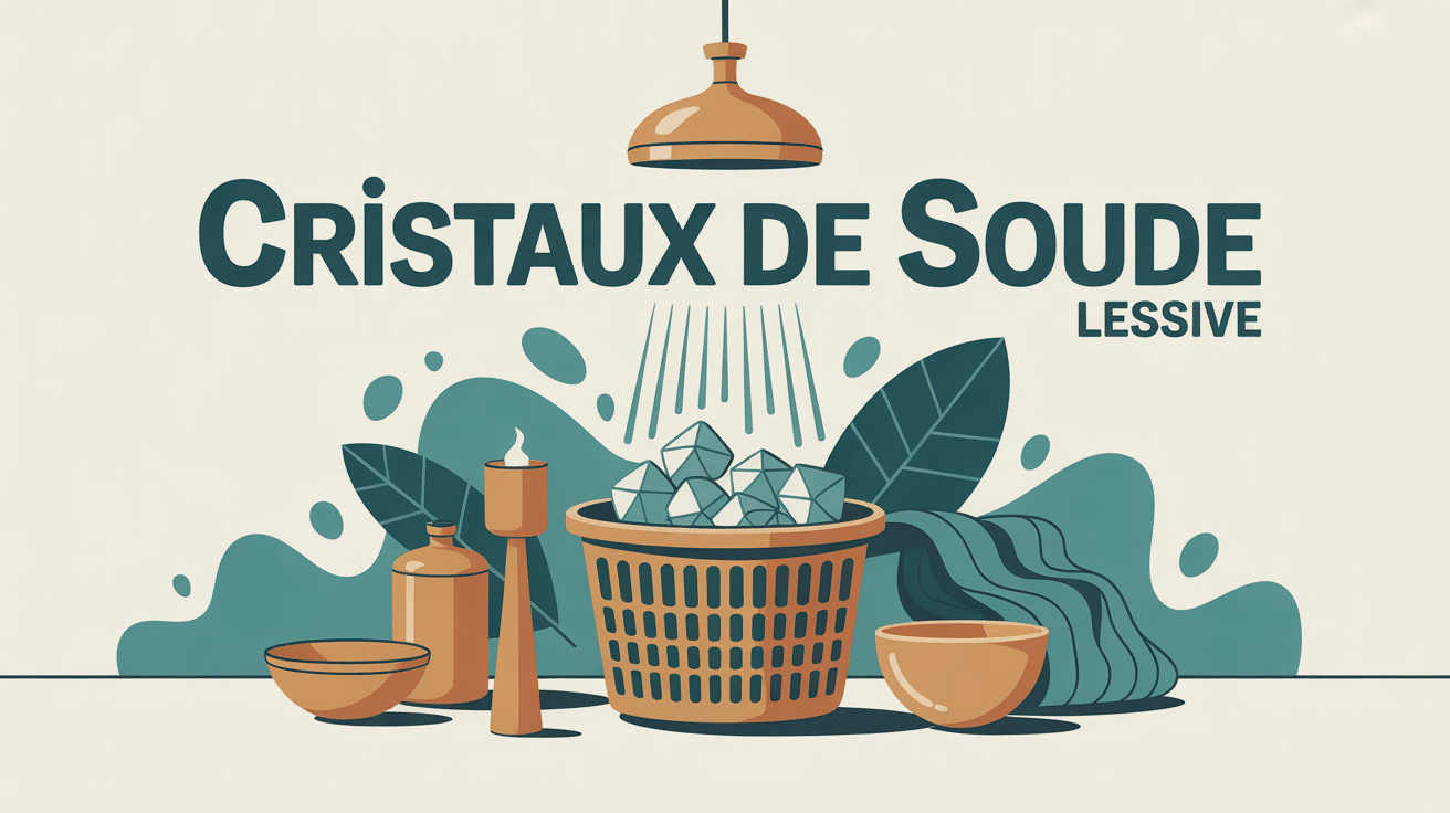 cristaux de soude lessive pour linge propre et écologique