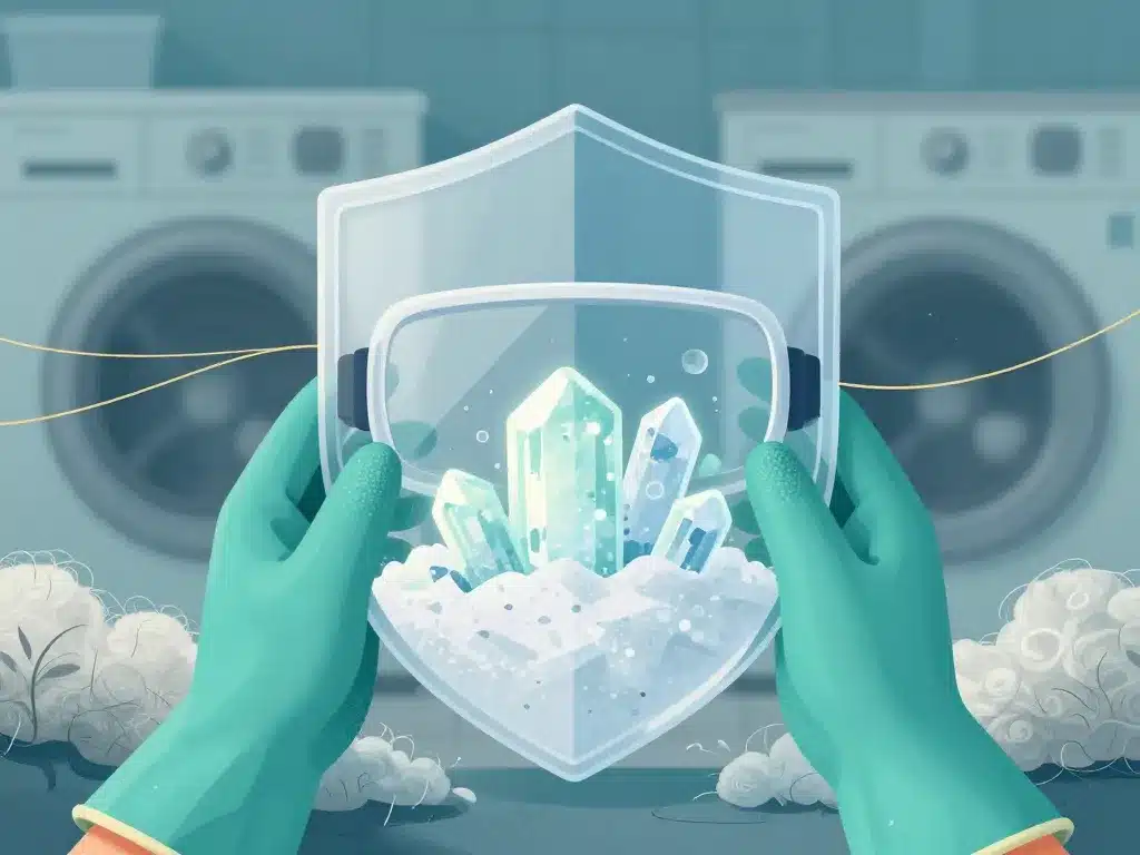 cristaux de soude lessive précautions et tissus à éviter