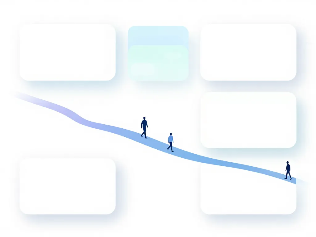 Parcours d’accessibilité guidé par les espaces vides