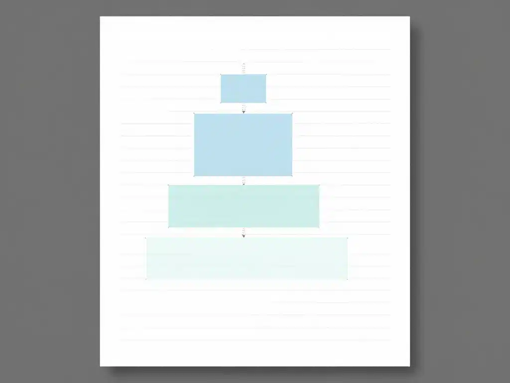 Schéma des espaces vides : marges, interlignes, paragraphes