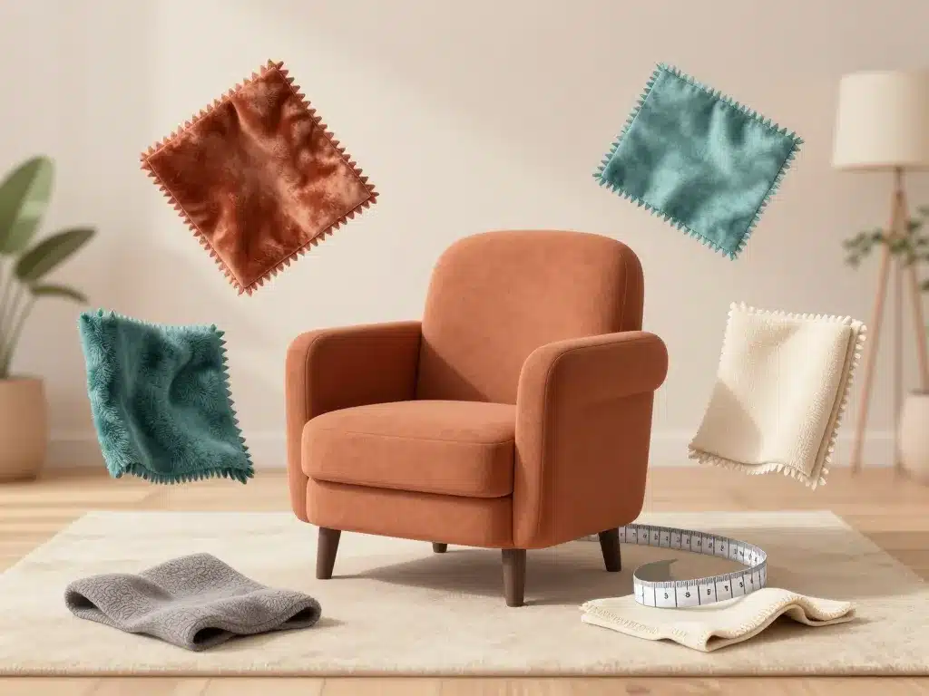 Tissus et mesures pour housse pour fauteuil crapaud ikea