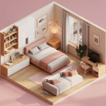 meuble pour studio optimisé avec zones et rangements