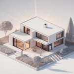 plans maison blanche modernes et lumineux