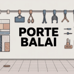 Illustration porte balai mural pour guide choix et installation