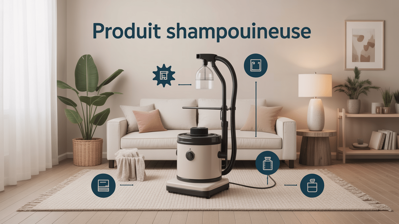 produit shampouineuse pour tapis moquettes et textiles