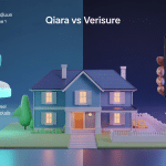 qiara vs verisure comparatif alarme maison illustration