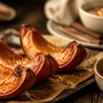 Cuire un potimarron rôti au four, quartiers dorés et graines grillées