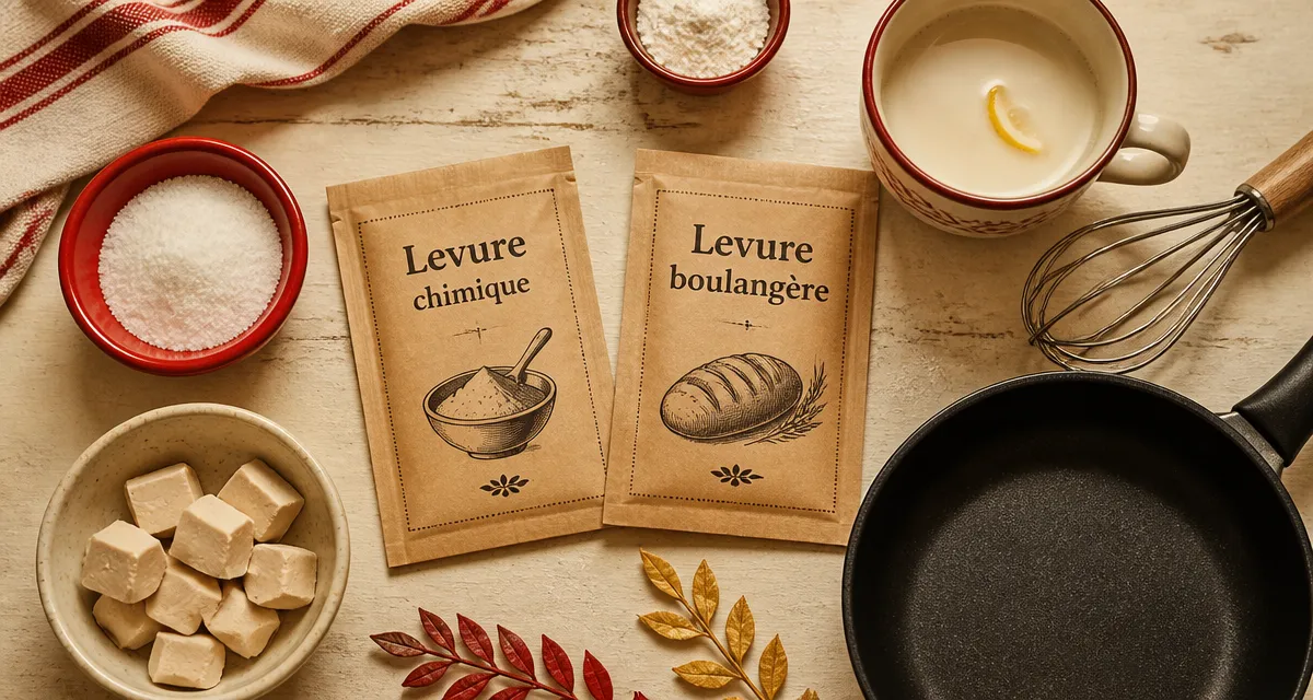 Levure chimique ou boulangère : comparaison pour réussir vos pâtes