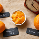 Poids d une orange : petite 150 g, moyenne 180 g, grosse 280 g