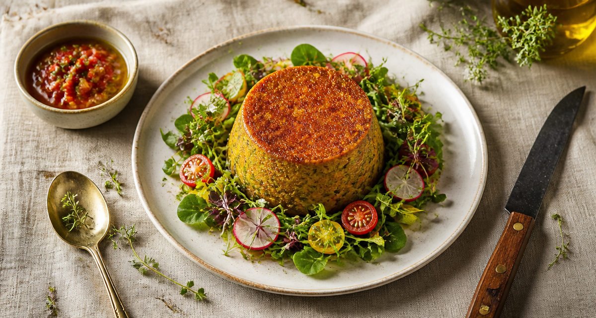Que servir avec un flan de légumes, table gourmande et colorée