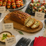 quel plat pour la fête des voisins, buffet de plats faciles à partager