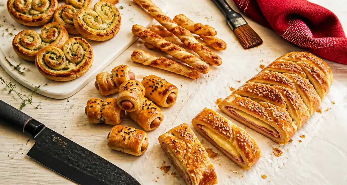 recette avec de la pate feuilletee feuilletes tresses palmiers