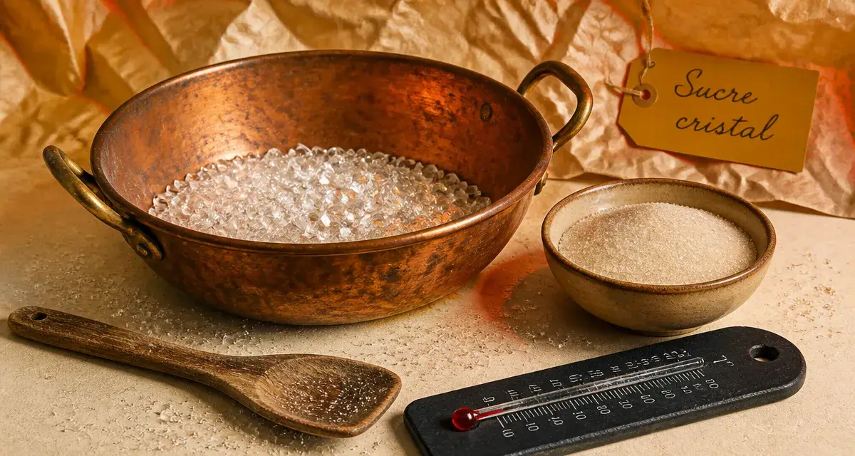 Sucre cristal et grains volumineux pour confitures réussies