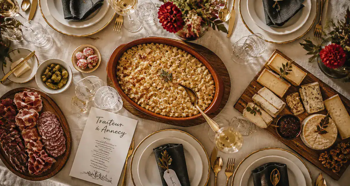 traiteur annecy table réception festive