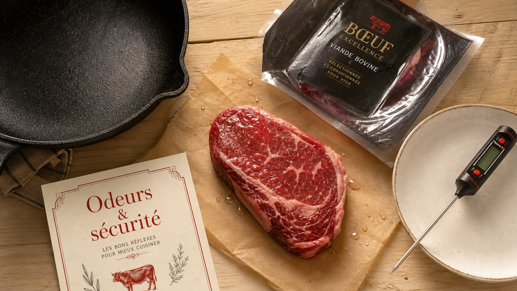 Viande qui sent fort à la cuisson : bœuf et signes d’avarie