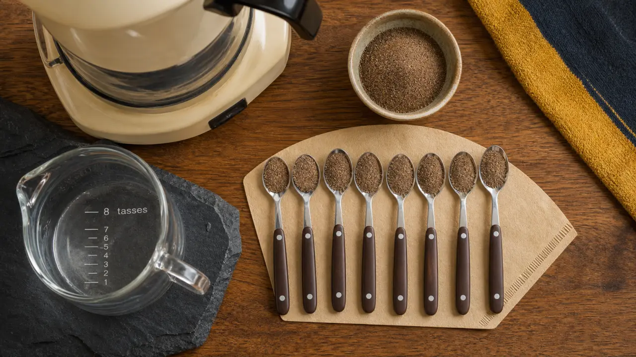 Combien de cuillère à café pour 8 tasses : 8 à 10 pour éviter l’amertume