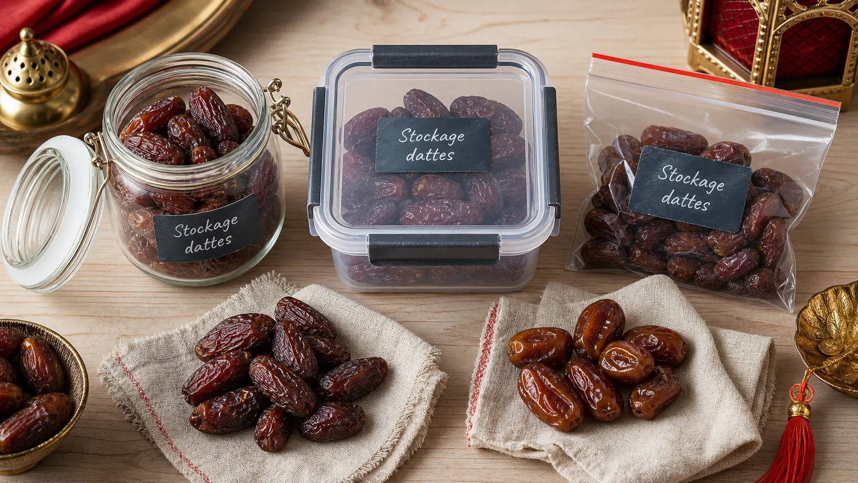 Comment conserver des dattes : frigo, bocal ou congélateur