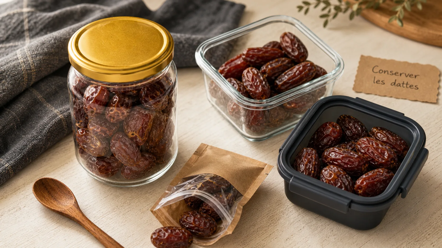 Comment conserver des dattes : frigo, bocal ou congélateur