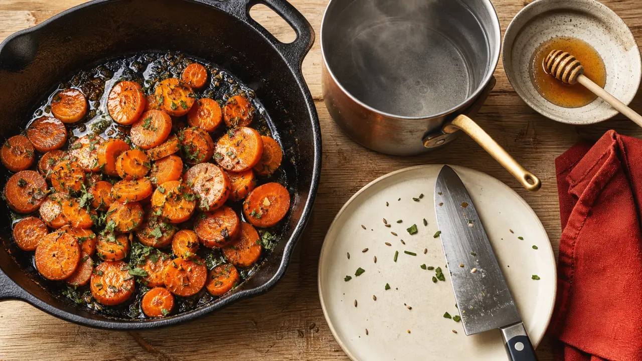 Cuire des carottes à la vapeur ou à l’eau