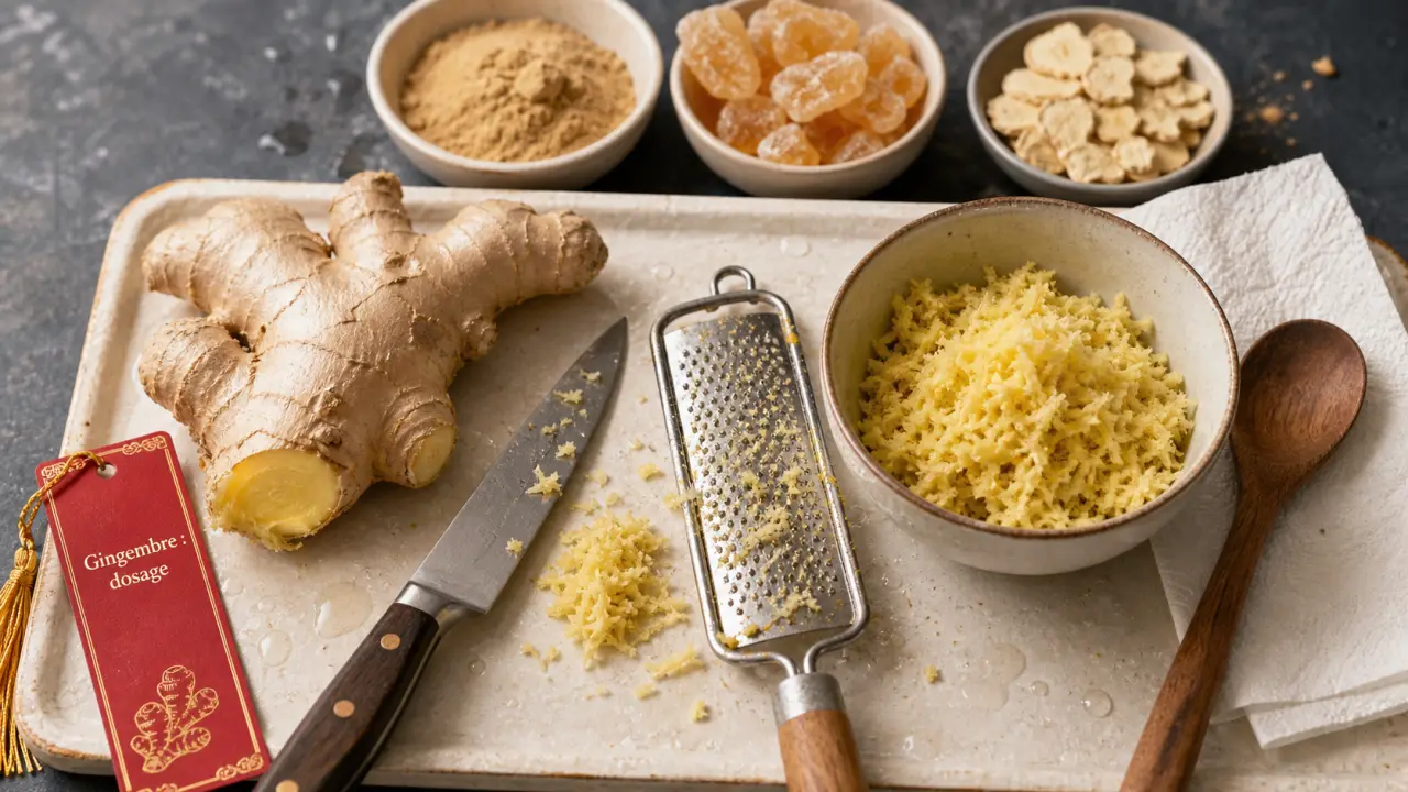Gingembre cuisine : rhizome frais, dosage et cuisson