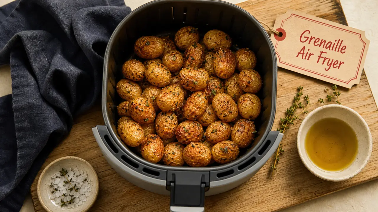 Pomme grenaille air fryer croustillante, 180°C 20 minutes