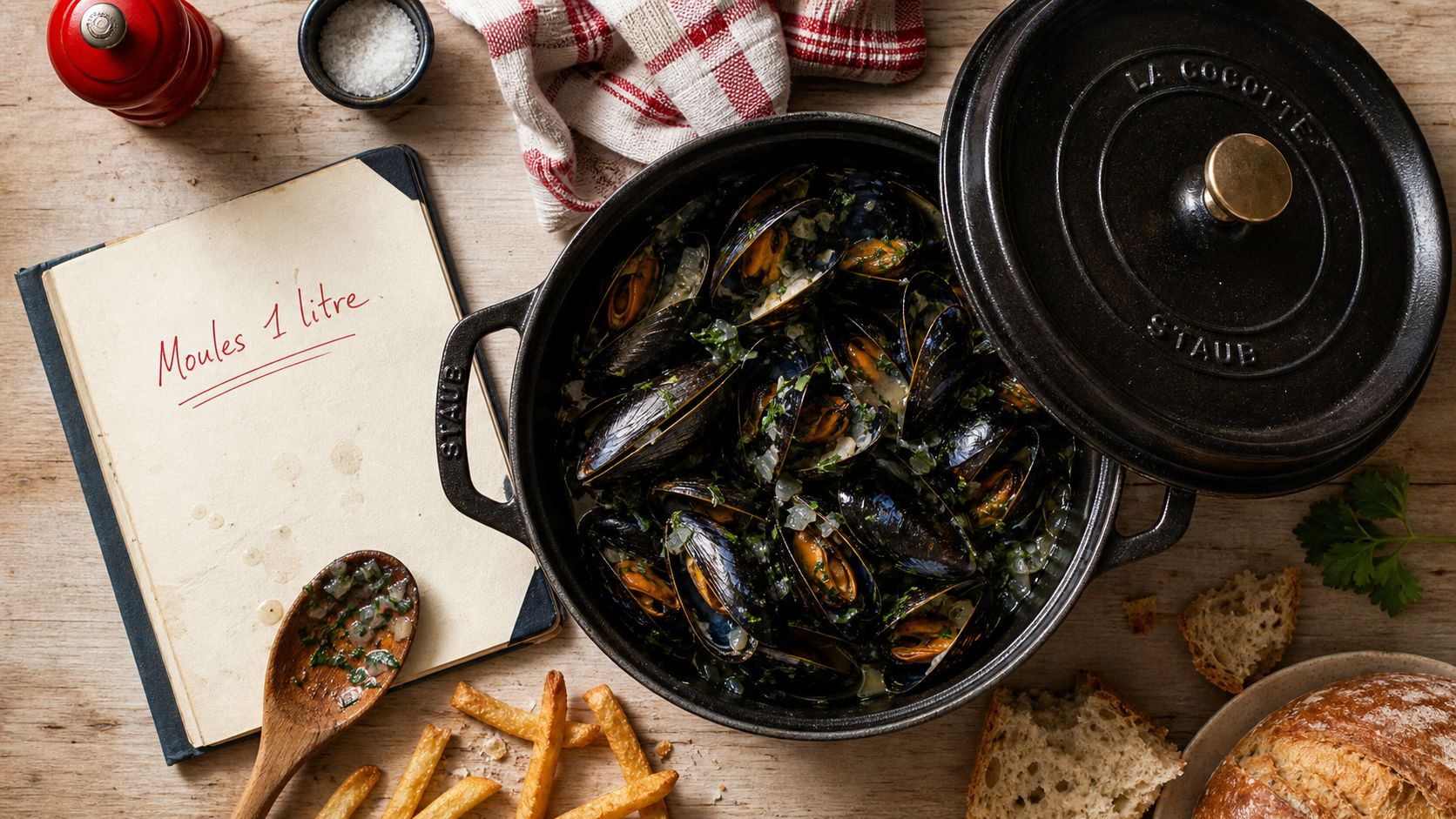 Quelle quantité de moules par personne : 700 à 800 g de moules marinières
