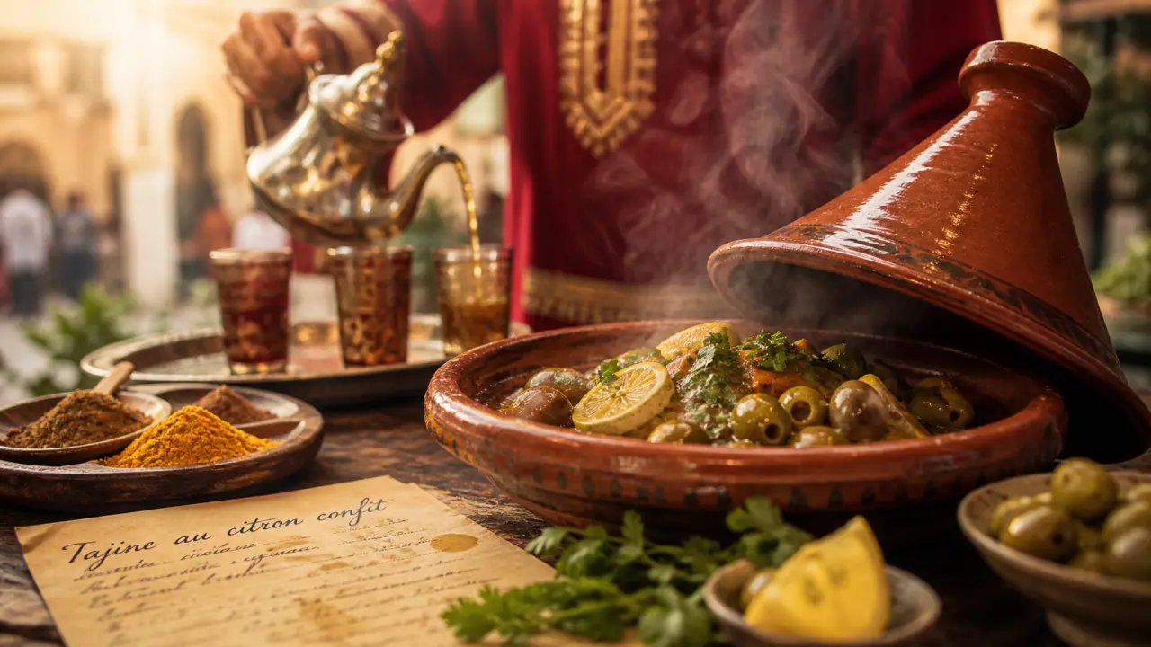 Cours de cuisine Essaouira : tajine, épices et marché
