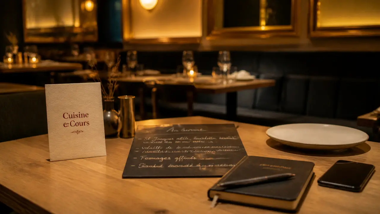 Cuisine en cours Lyon : restaurant et ambiance intérieure